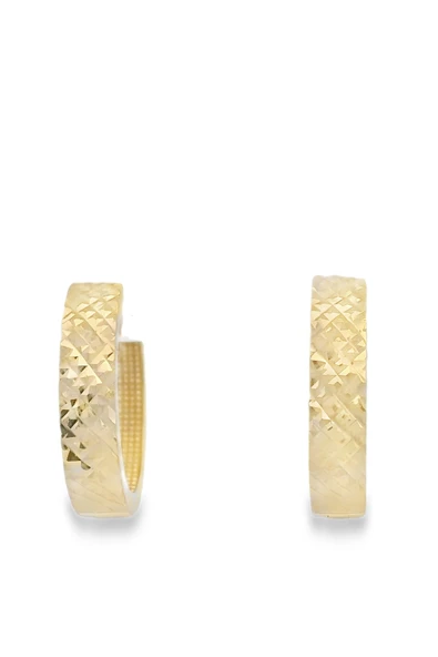 Cigold Taşsız Küpe 14 Ayar Altın 2.47 Gr OA-C1TB01029291 ürün görseli 1