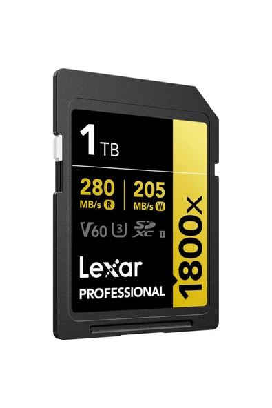 Lexar Professional 1 Tb 280 Mb/s Gold Sd Hafıza Kartı - Resim 2