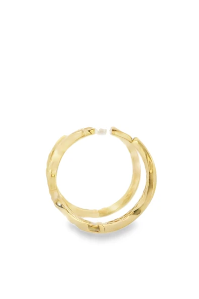 Cigold Taşsız Küpe 14 Ayar Altın 1.68 Gr OA-C1TB01029313 - Resim 2