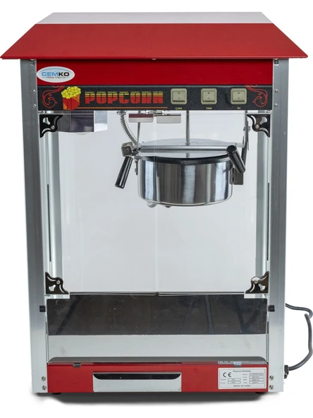 Cemko Popcorn Mısır Patlatma Makinesi Sanayi Tipi Profesyonel - Resim 2