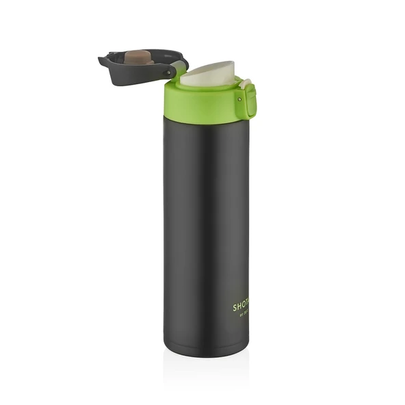 Shotay ST-8014 450ml Siyah Çelik Termos - 2