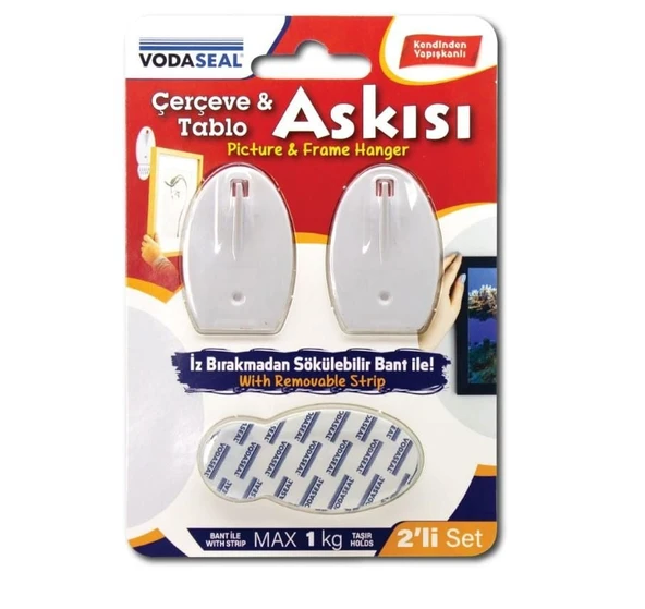 Vodaseal Çerçeve ve Tablo Askısı 2’li Set - 1