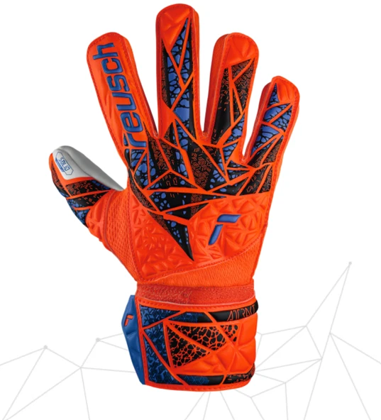 Reusch Attrakt Solid Kemikli Çocuk Kaleci Eldiveni 5472510-2290 - Resim 2
