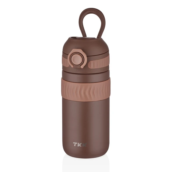 Tkk T2006 450ml Kahverengi Çelik Termos - 3