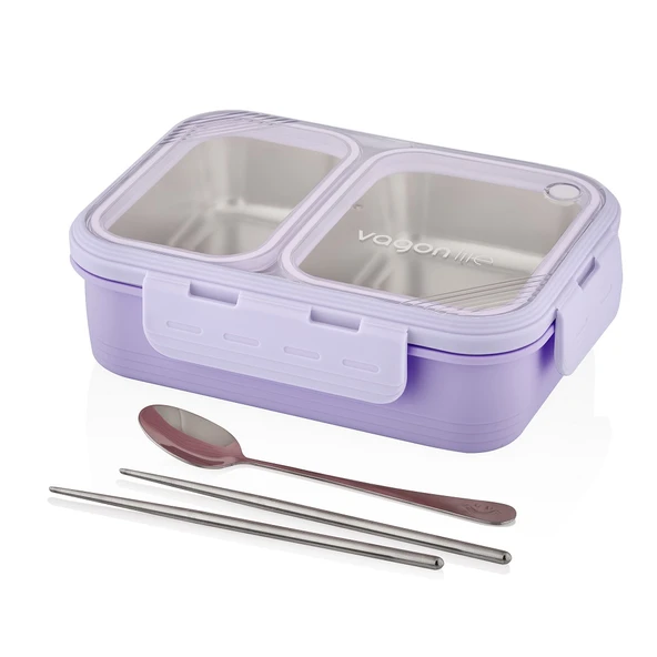 Vagonlife VGN7096 700ml Mor Çelik Saklama Kabı ürün görseli