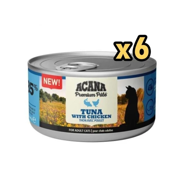 Acana Premium Tuna Balık Ve Tavuklu Ezme Kedi Konservesi 85 gr X 6 Adet ürün görseli 1