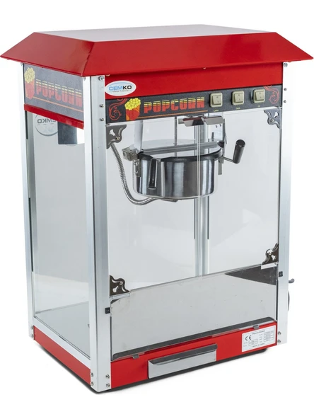 Cemko Popcorn Mısır Patlatma Makinesi Sanayi Tipi Profesyonel - Resim 4
