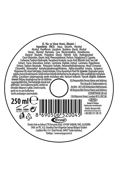 Arko Nem Hızlı Emilen Soft Touch Krem 250 Ml - Resim 4