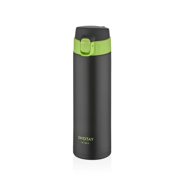 Shotay ST-8014 450ml Siyah Çelik Termos - 1