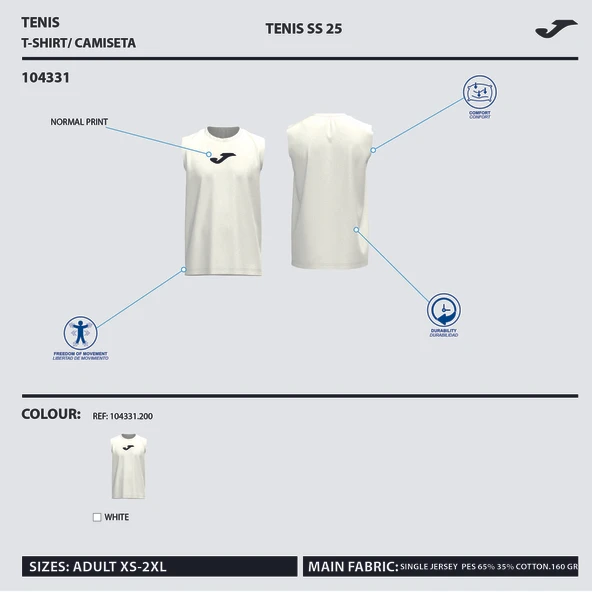 Joma 104331.200 Challenge Sleeveless Erkek Spor Atlet - 6