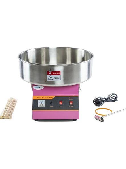 Cemko Marka Pamuk Şeker Makinesi Sanayi Tipi Saatte 1,5 Kilo Kapasiteli ürün görseli