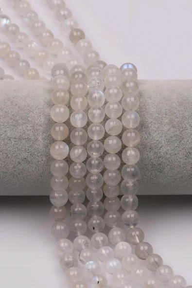 Ay Taşı (AA Kalite) Doğaltaş Dizi 8 mm Küre Kesim ürün görseli