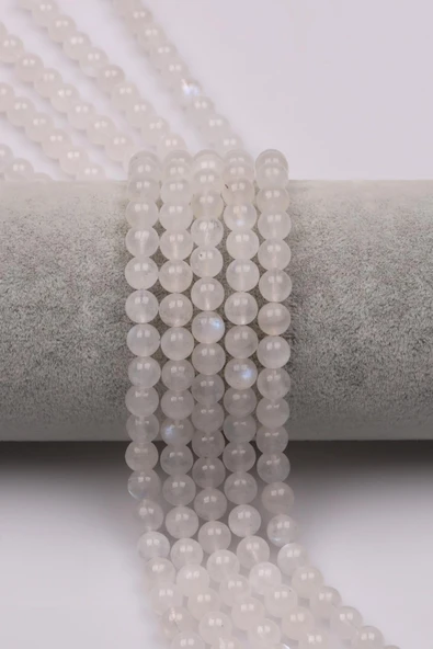 Ay Taşı (AA Kalite) Doğaltaş Dizi 6 mm Küre Kesim ürün görseli