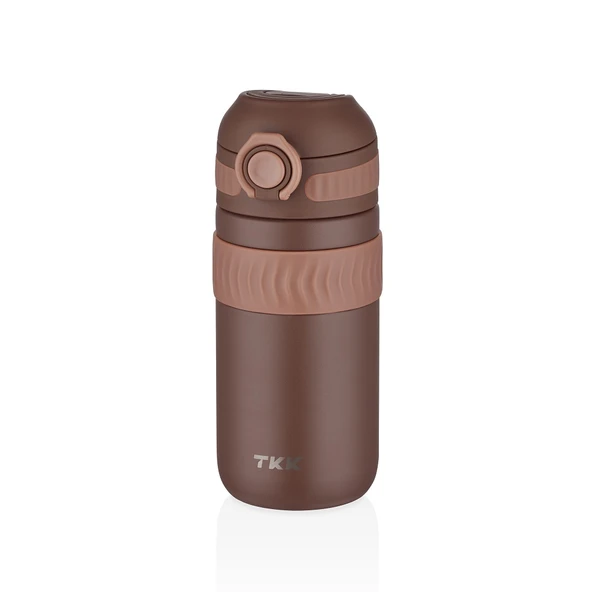 Tkk T2006 450ml Kahverengi Çelik Termos - 1