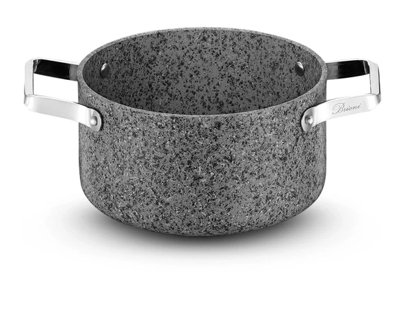 Stone-Age 28 cm  Çizilmez Yanmaz Yapışmaz İndüksiyonlu Derin Tencere - Resim 3