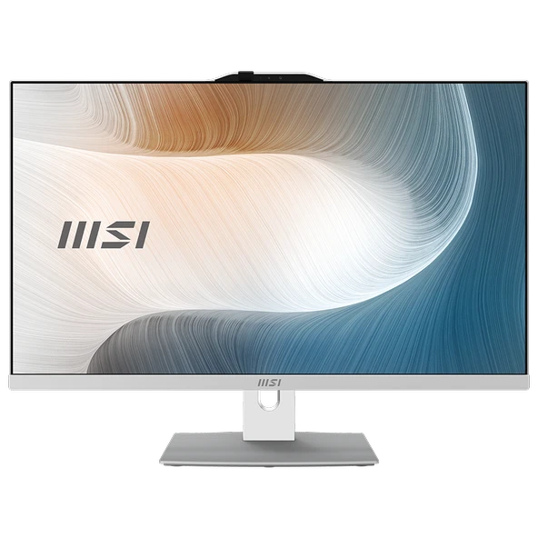 MSI MODERN AM272P 12M-1201TR i5-1235U 16GB DDR4 500GB SSD 27" FHD W11 Beyaz AIO Masaüstü PC ürün görseli