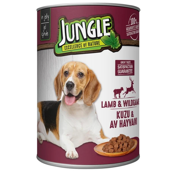 Jungle Kuzu Ve Av Hayvan Etli Köpek Konservesi 415 Gr - 2
