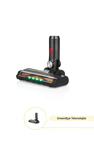 VC4290 X-PERT Kablosuz Şarjlı Dik Süpürge 380W - Katlanabnilir Tüp Boru - Özel Tasarım Şarj Stand - 9