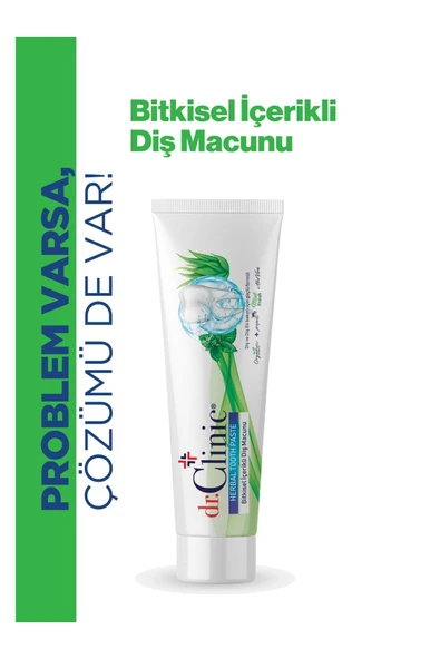 DR. CLİNİC BİTKİSEL IÇERİKLİ DİŞ MACUNU 75 ML / 120 GR ürün görseli