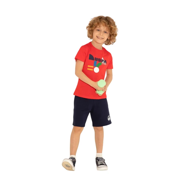 Erkek Çocuk Bisiklet Yaka T-shirt ürün görseli 1