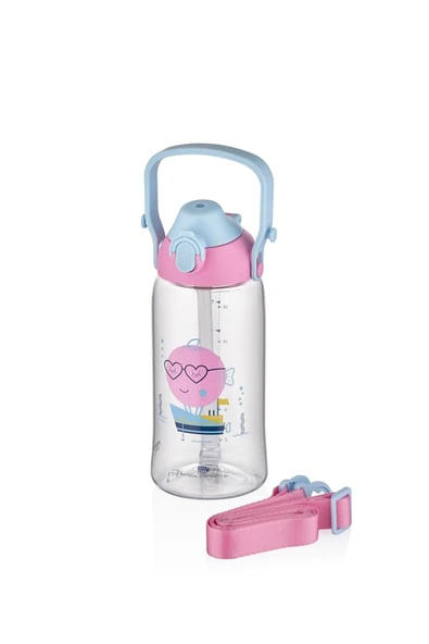 Vagonlife Uzspace 2201 500ml Pipetli Pembe Tritan Matara ürün görseli