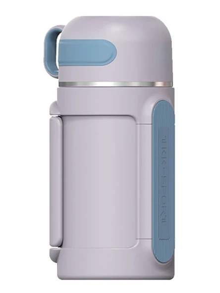 Vagonlife Tkk T2011 1000ml Askılı Bardaklı Mor Çelik Matara ürün görseli