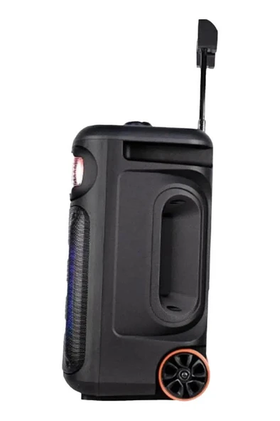 Midex 1300 Watt Taşınabilir Mikrofonlu Karaoke Eğlence Ses Sistemi MXR-1300 (Bluetooth Kayıt Usb Şarjlı) - 4