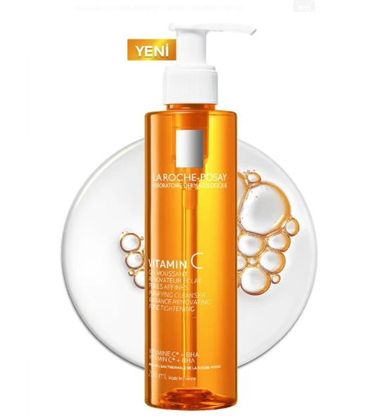 La Roche Posay C Vitamini İçerikli Işıltı Veren Yüz Temizleme Jeli 200 ml - 2