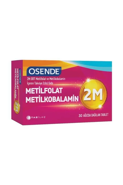 Osende 2M ODT Metilfolat Metilkobalamin 30 Tablet ürün görseli 1