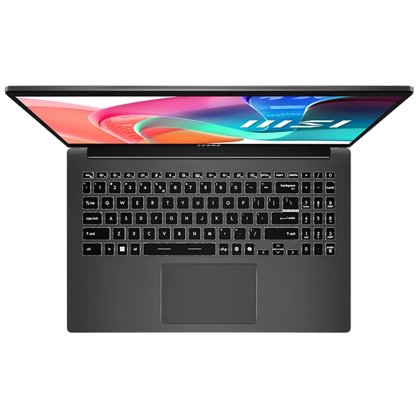 MSI MODERN 15 F1MG-632XTR i7-150U 16GB DDR4 512GB SSD Iris Xe Graphics 15.6" FHD FreeDos Notebook - 2