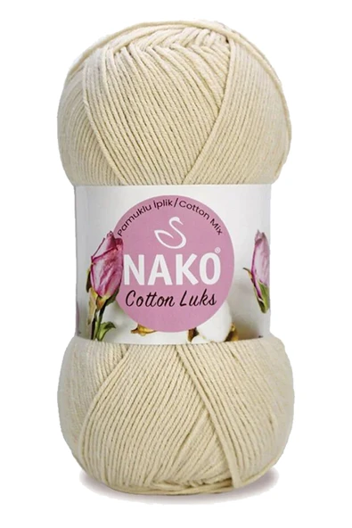 5 Adet Cotton Lüks Yelek Tunik Kazak Bluz Hırka İpi Yünü Açık Bej 97543 - 2
