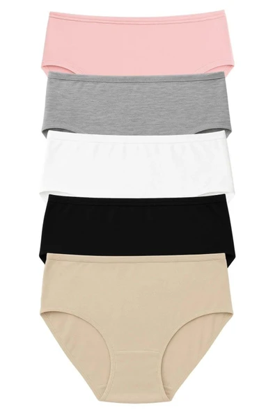 PK40004 BÜYÜK BEDEN YÜKSEK BEL KÜLOT 5 Lİ PAKET - Resim 2