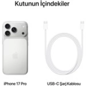 Apple iPhone 17 Pro 256 GB Gümüş Cep Telefonu (Apple Türkiye Garantili) - 5