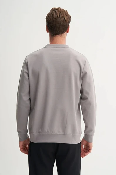 Cazador Dynamic Regular Fit Pamuk Karışımlı Baskılı Scuba Sweatshirt-53290 - Resim 3