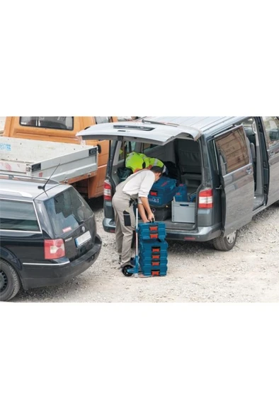 Bosch Alu-Caddy L-Box 125 kg Yük Taşıma Arabası Outlet - 4