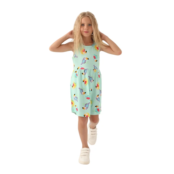 Kız Çocuk Elbise RP3402-3 - Resim 2