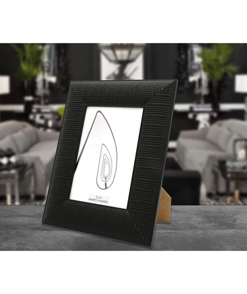 Siyah Dokulu Fotoğraf Çerçeve 5x7 12.5X17 cm