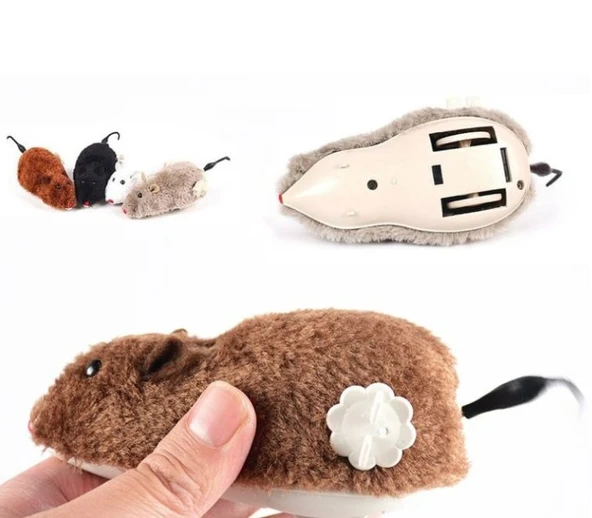 Kurmalı Fare - Kedi Eğitim Oyuncağı ürün görseli
