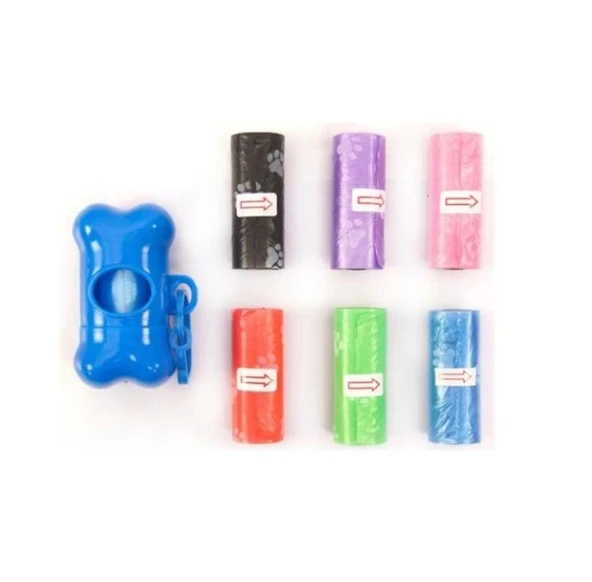 Köpek Dışkı Poşeti Seti 5+1 ürün görseli