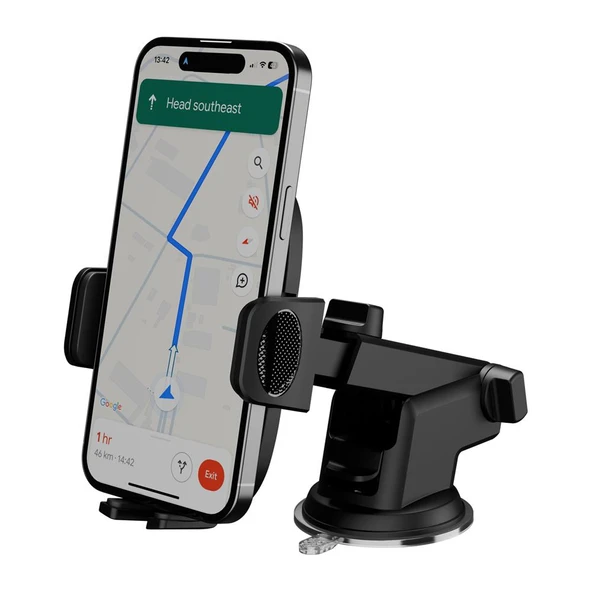 Addison ADS-136 Universal Ayarlanabilir Siyah Araç Telefon Tutucu - 2