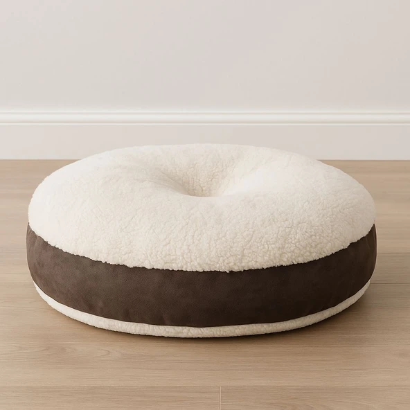 İçi Dolgulu Tombul Kedi Yastığı 40 cm x 15 cm - 1