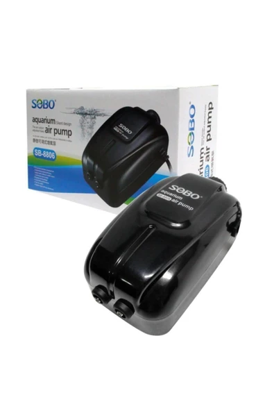 Sobo SB-8806 Çift Çıkışlı Hava Motoru 2.5 L/MİN 8W ürün görseli