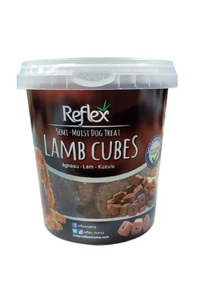 Reflex Plus Köpek Ödülü Kuzu Etli Küp 500 gr ürün görseli