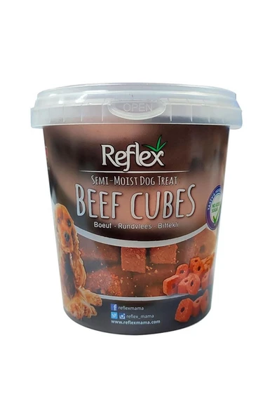 Reflex Plus Köpek Ödülü Biftekli Küp 500 gr ürün görseli