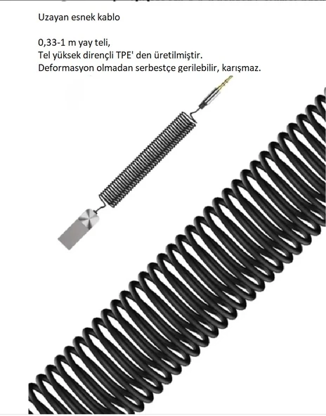 Plentiful Car Play Bluetooth Adaptör Araba ve Araç USB ve 3.5mm AUX Giriş Bluetooth 5.1 Adaptör Çevirici Arabanızda Müzik Dinleme Telefon Görüşemesi - Resim 3