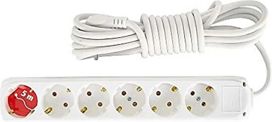 Almera 6lı 5mt Topraklı Priz (9260105) - Resim 2