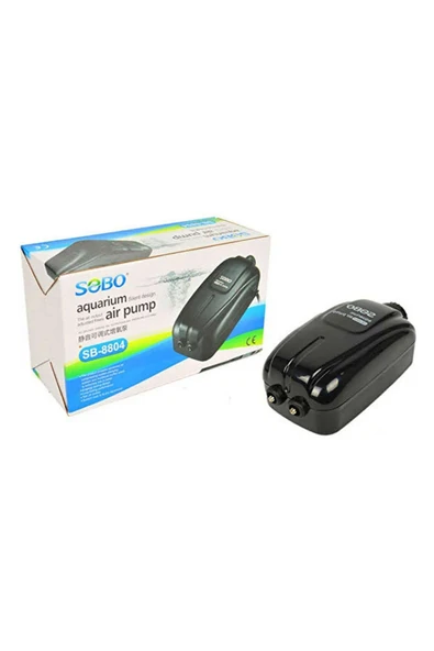 Sobo SB-8804 Çift Çıkışlı Hava Motoru 2.4 L/MİN 4,5W ürün görseli