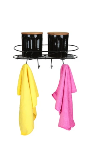 YAPIŞKANLI ASKILIKLI ORGANIZER-SİYAH ürün görseli