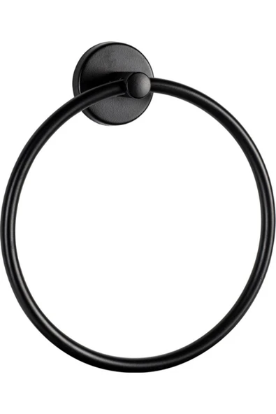 MK Amasra Yuvarlak Havluluk Siyah Vidalı ürün görseli