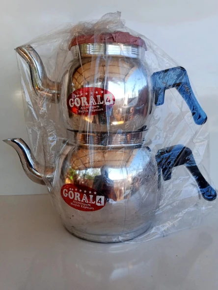 Aluminyum Tombik Çaydanlık, "4 Numara" - Resim 2